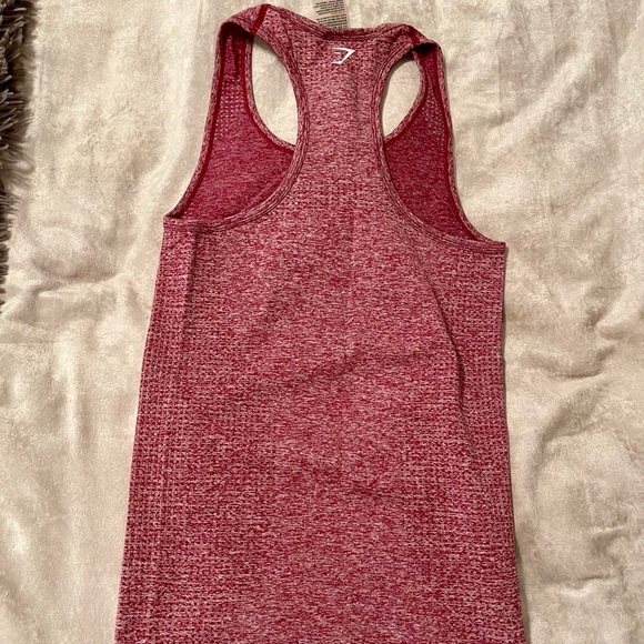 Gymshark Vital Seamless Vest- Beet Marl - Picture 3 of 5